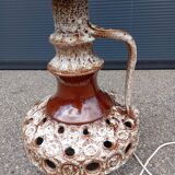 70s ceramic floor lamp