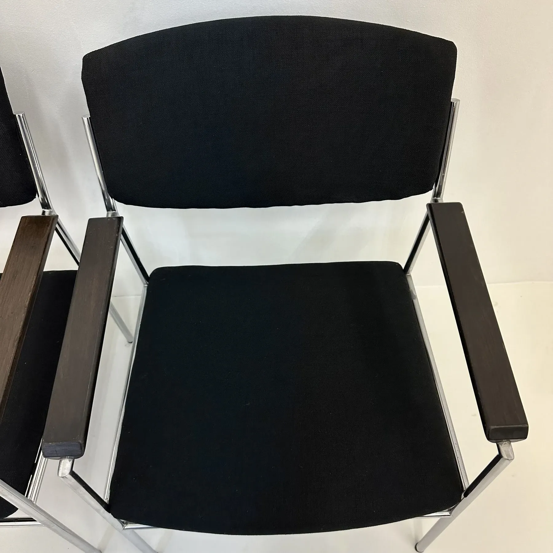Gijs van der Sluis minimalist lounge chair, 1970s