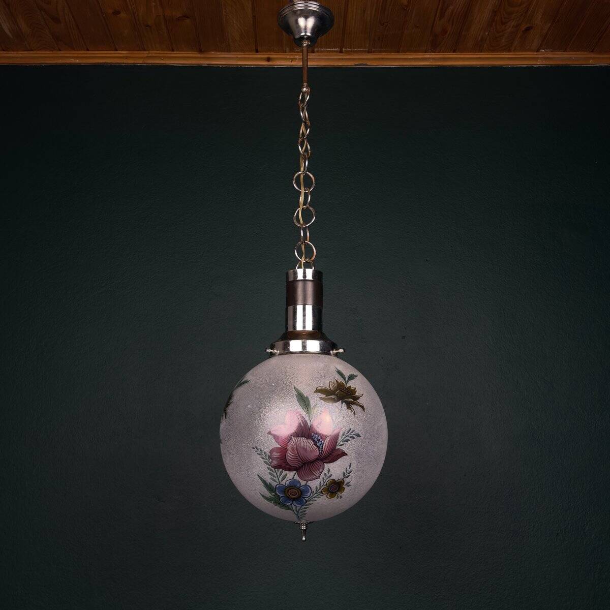 Vintage Italian suspended chandelier, 1960s