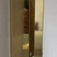 Pair of vintage wall lights, solid brass, Borens 1960