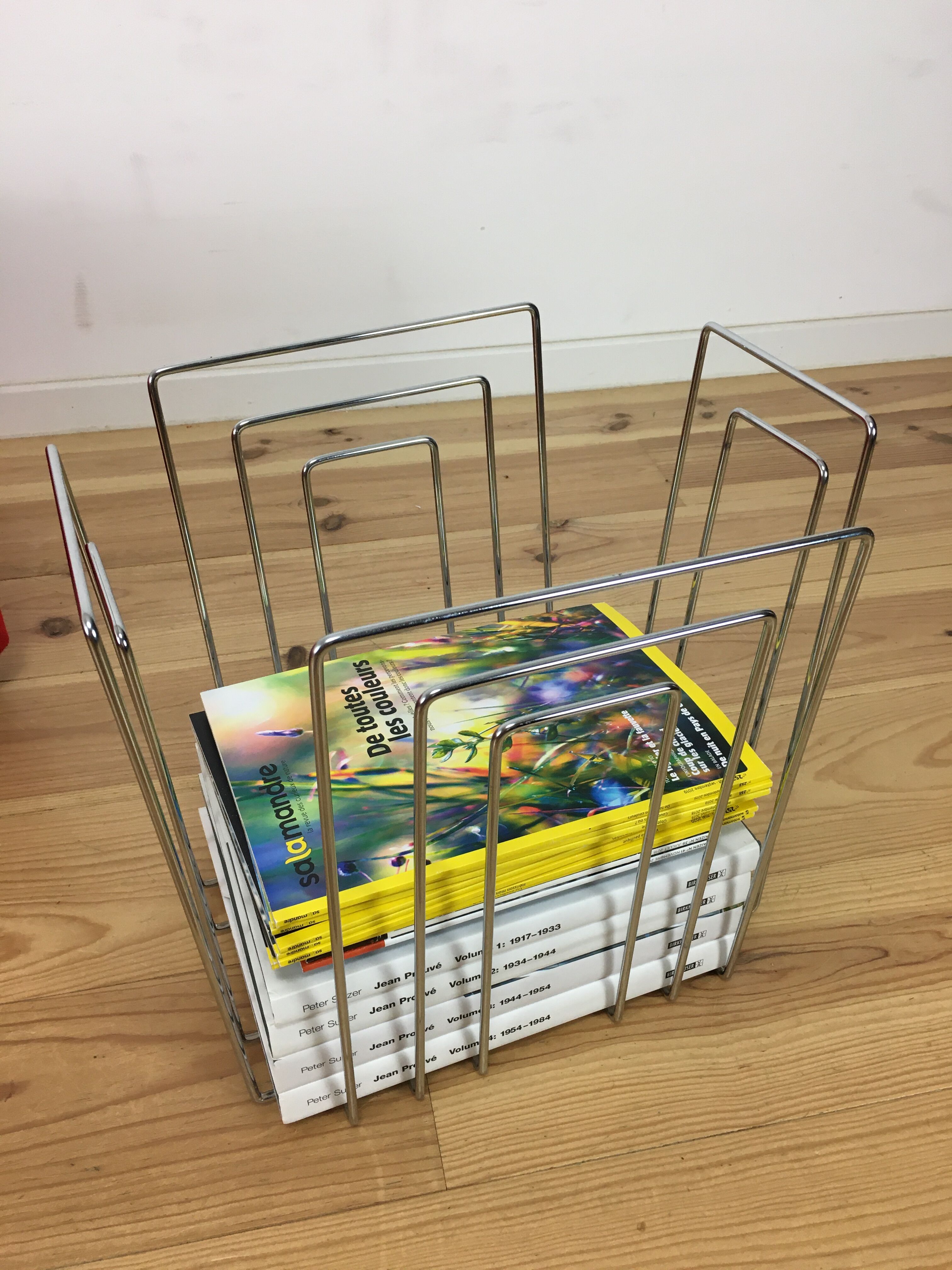 Willy Glaeser chrome magazine rack for TMP, 80