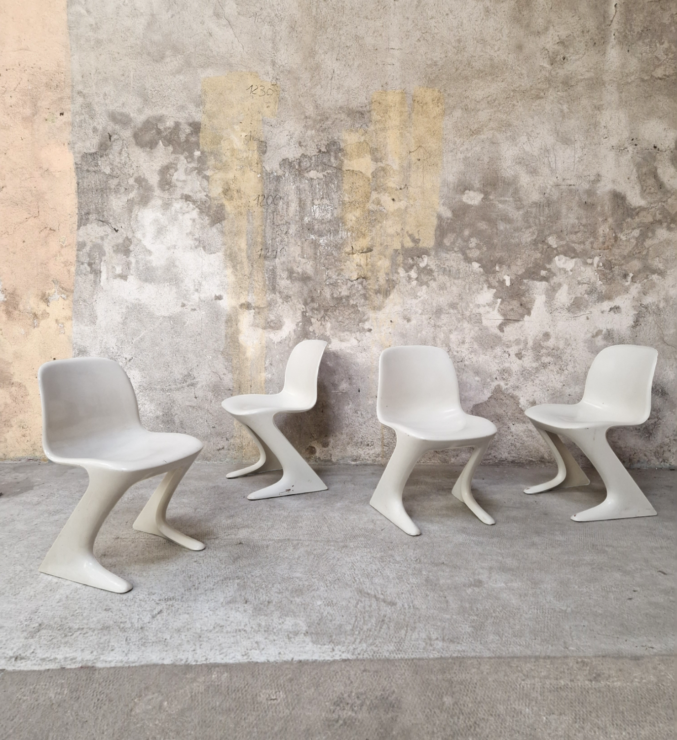 4 chairs Z by Ernst Moeckel & Sigfried Mehl