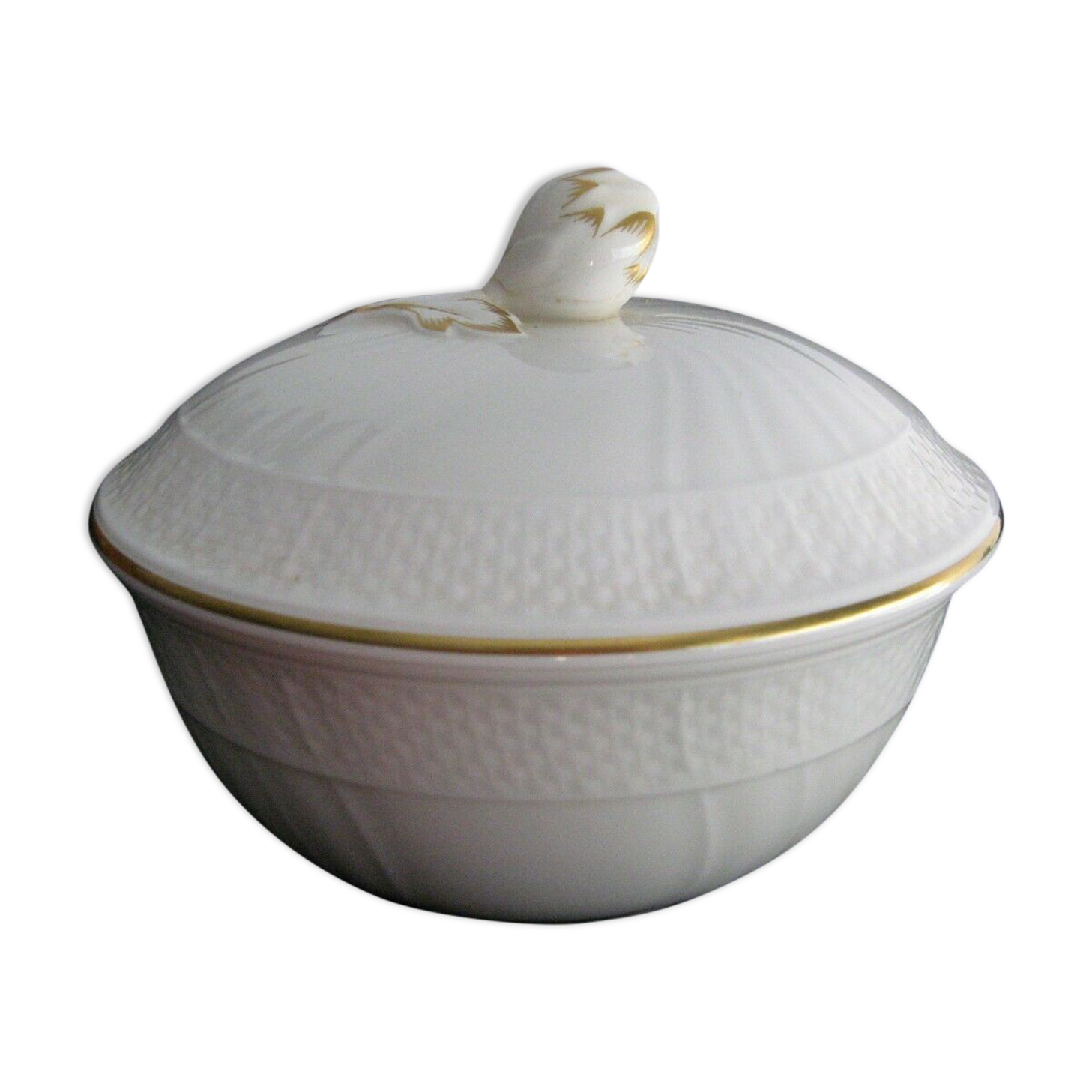 Porcelain box from Villeroy & Boch Heinrich Louisenburg Gold