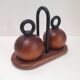 Pair of Richard Nissen Bodum salt and pepper mills.