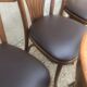 Suite de 5 chaises bistrot (assises neuves)