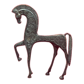 Etruscan horse in bronze