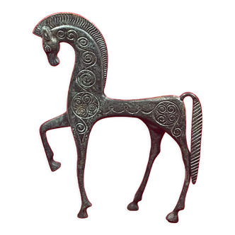 Etruscan horse in bronze