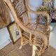 Fauteuil rotin vintage