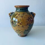 Terracotta jar shaped vase