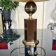 Vintage Living Room Lamp with Textile Shade - Vintage 1980s Modern Design