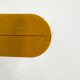 Pair of yellow wall shelves by Gedy, 1970s