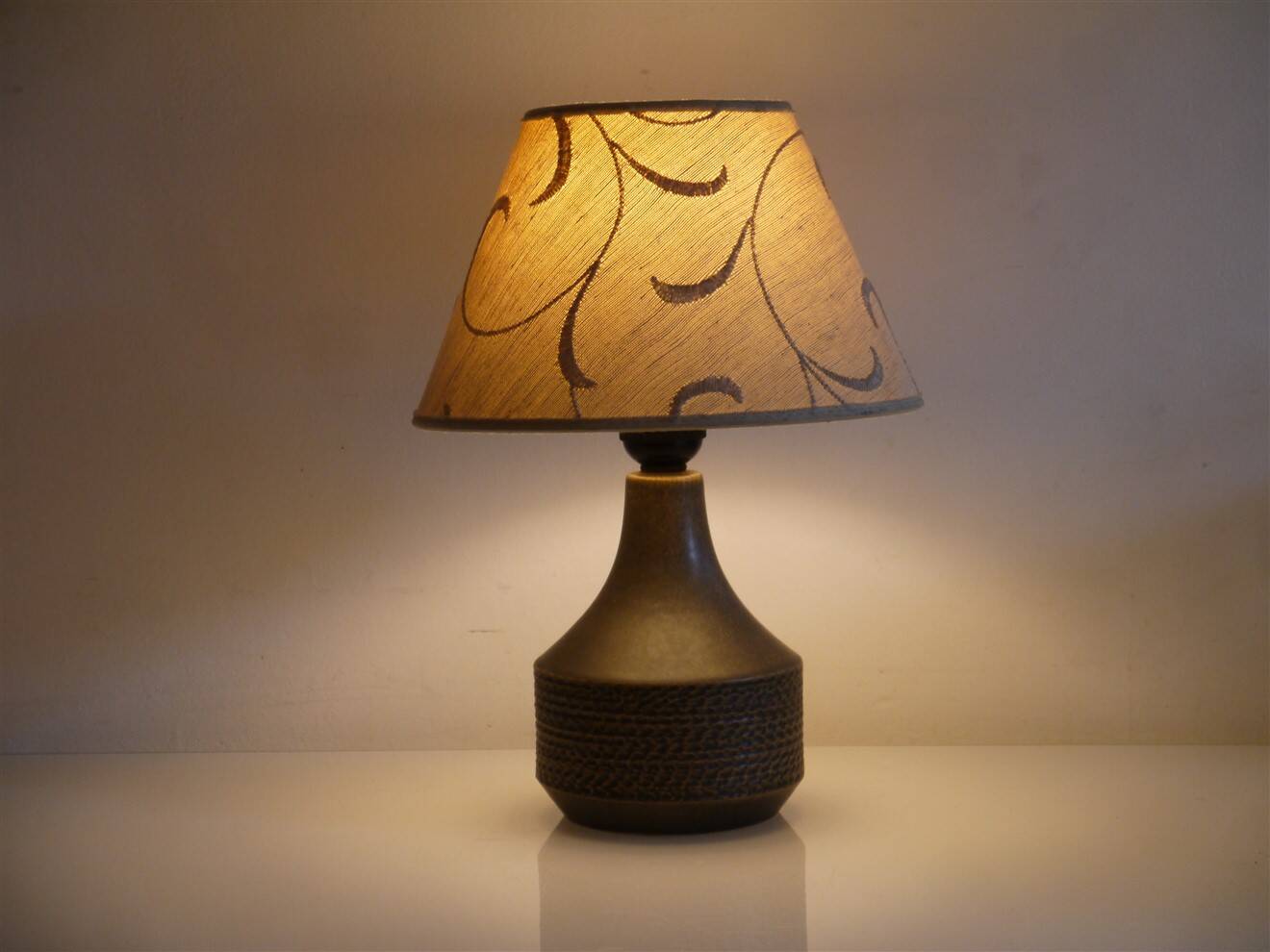 Danish ceramic lamp 1960