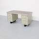 50s metal writing desk with chair for Lips