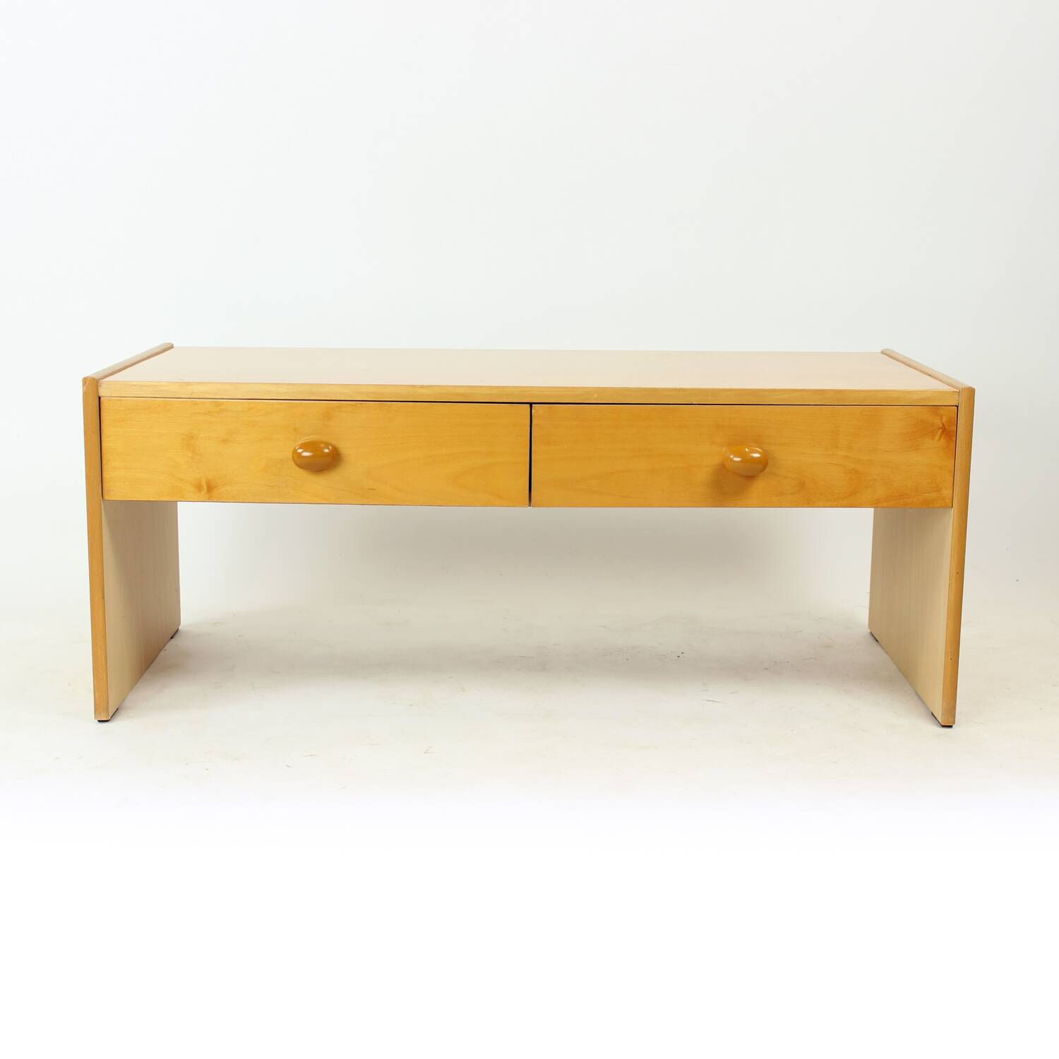 Vintage Vanity Table With Drawers By Up Zavody, Czechoslovakia 1980s