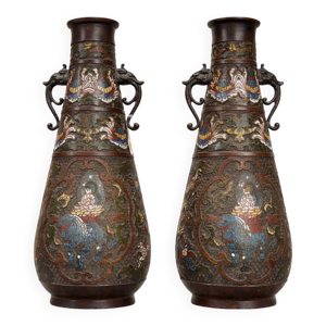 Set de 2 vases chinois