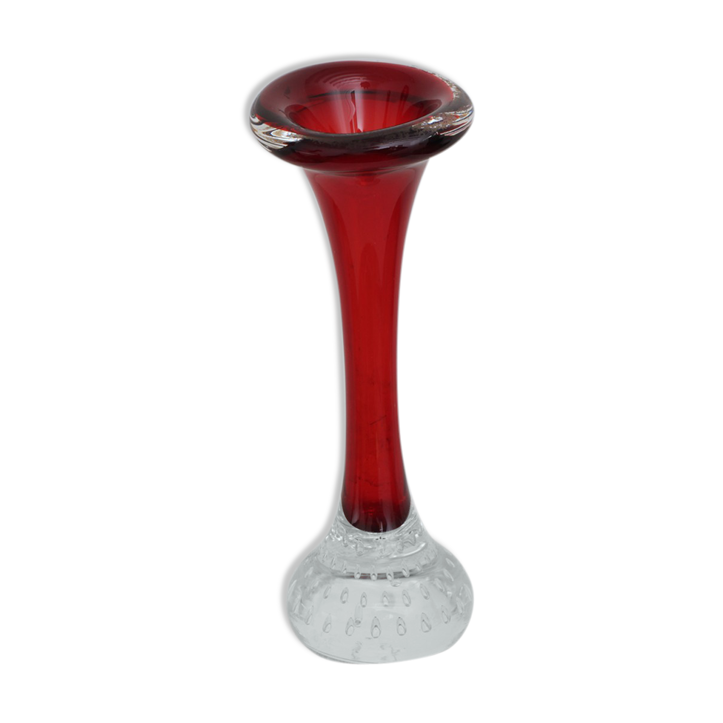 Scandinavian vase aseda red 1960