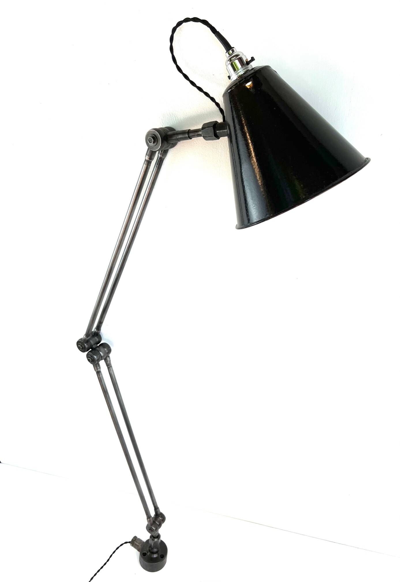 Lampe atelier mecanique 3 et 6 rotules 140 cm