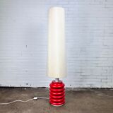 Vintage XL red floor lamp