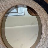 Vintage oval mirror 70's