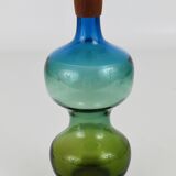 Carafe colorée Tropico en verre par Göran Wärff pour Pukeberg, Suède, 1960