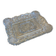Vintage vallerysthal crystal moulded cut pocket ashtray #