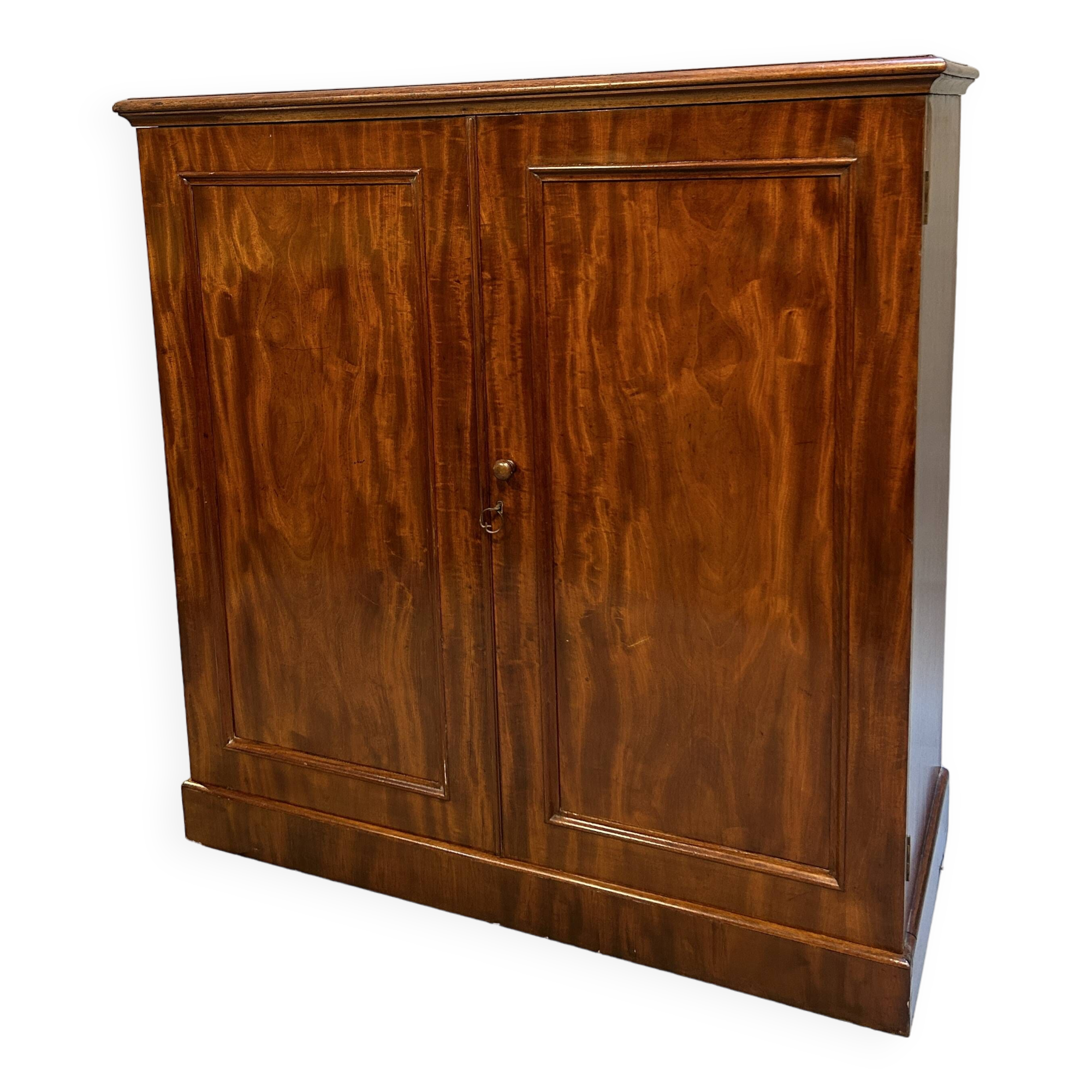 C19th linen press cupboard by Heals