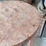 Bolster pedestal table