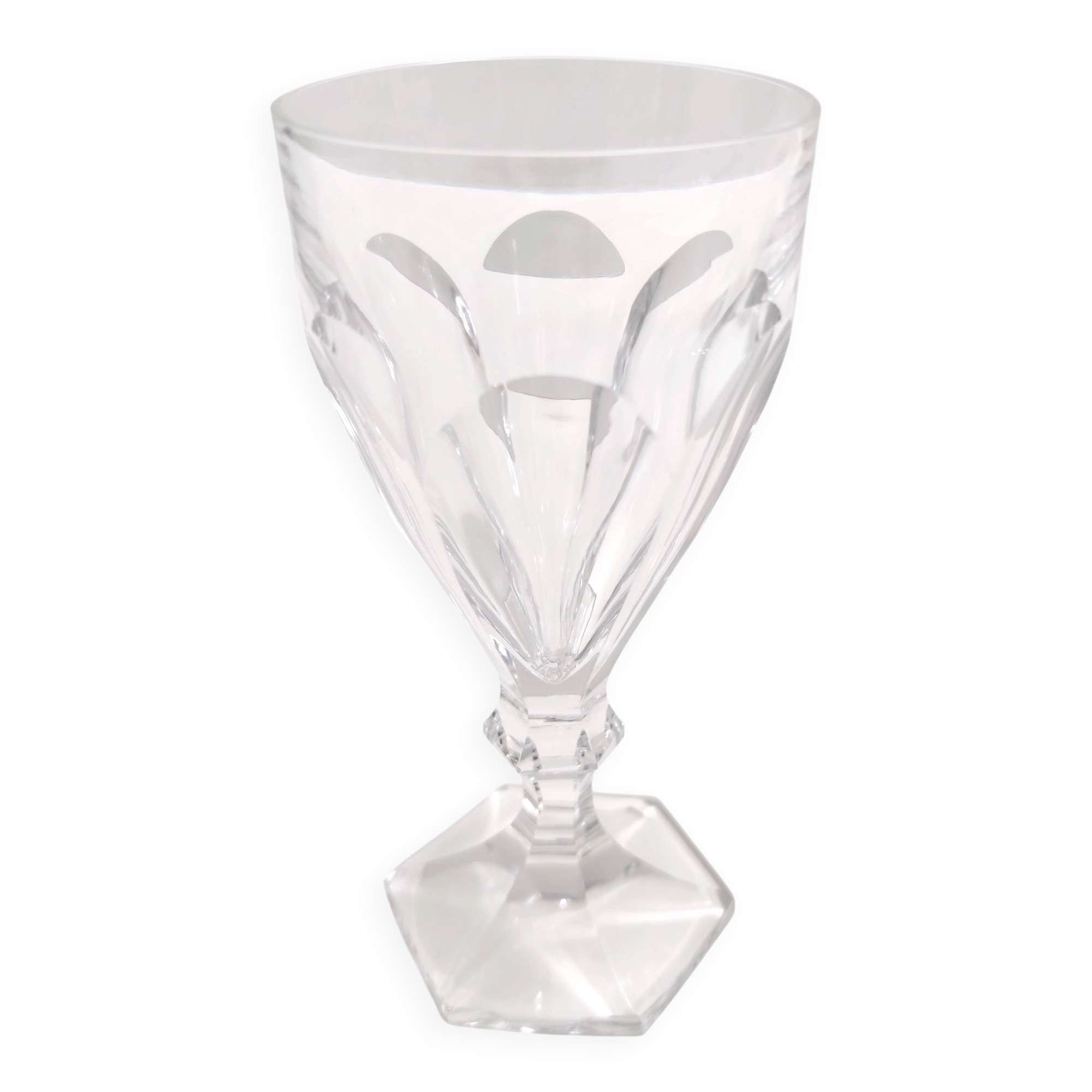 Set of Eighteen Solid Crystal Drinking Glasses by Kosta Boda, Sweden