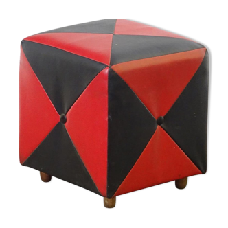 Tabouret du milieu du siècle ou ottoman, années 1950