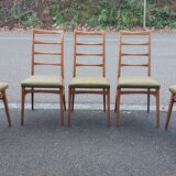 Set of 5 vintage chairs