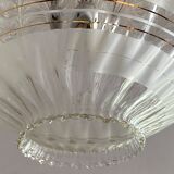 Suspension in glass and gilded metal 60s