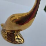 Cygne cuivré jaune