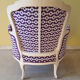 Louis XV shepherdess armchair reupholstered