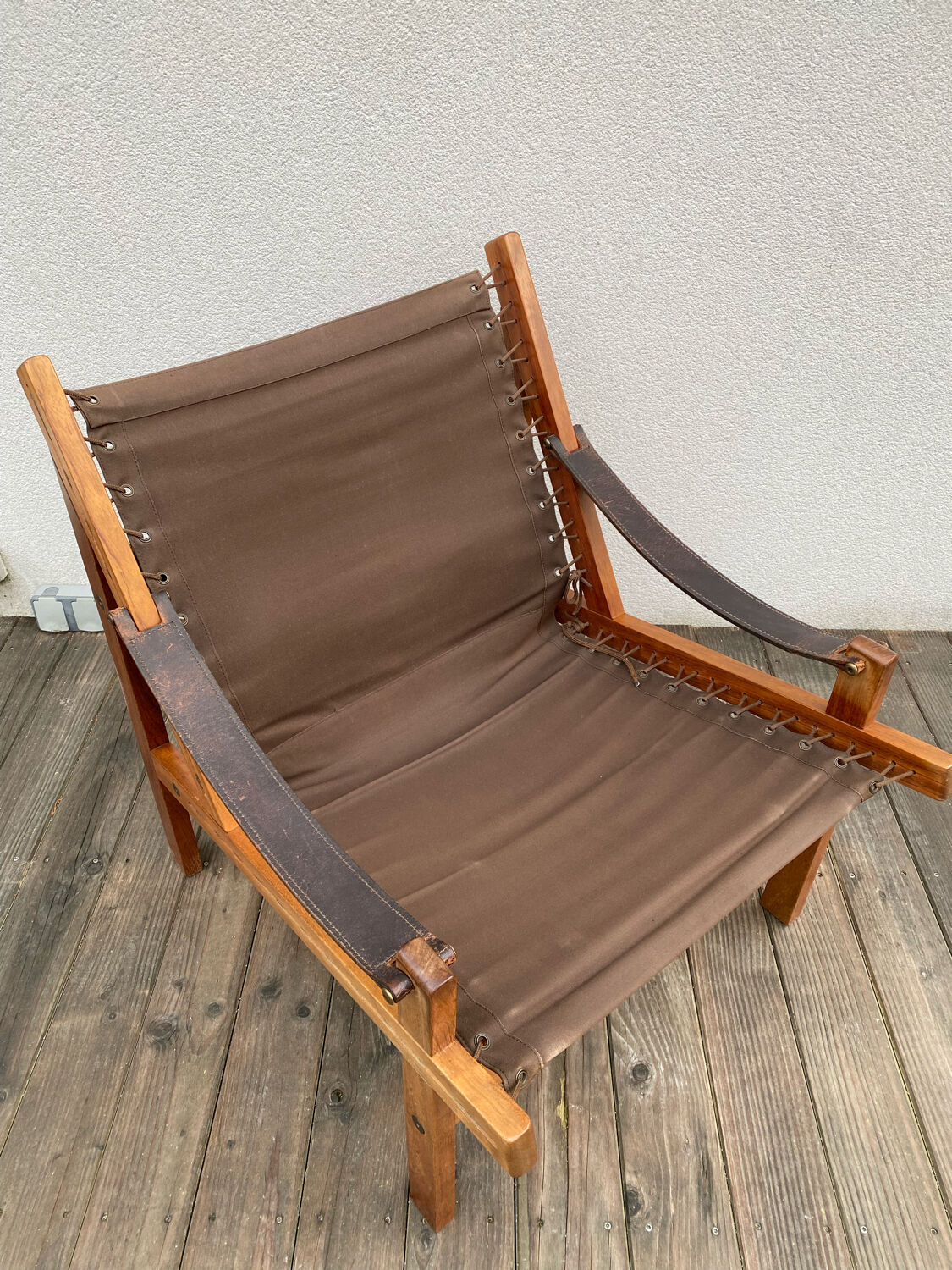 Safari armchair by Torbjörn Afdal for Bruksbo Norwegen 1960.