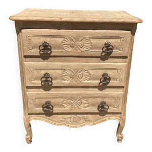 Commode Louis XV en chêne