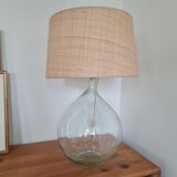Vintage demijohn lamp