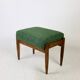 Tabouret Edmund Homa siège bouclé vert
