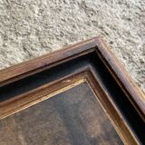 Old gilded wooden frame