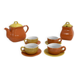 Ceramic tea set by Naj Oleari, 1980