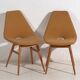 Vintage decorative chairs (c.1950). Set of 2