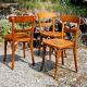 3 chaises bistrot Thonet années 40