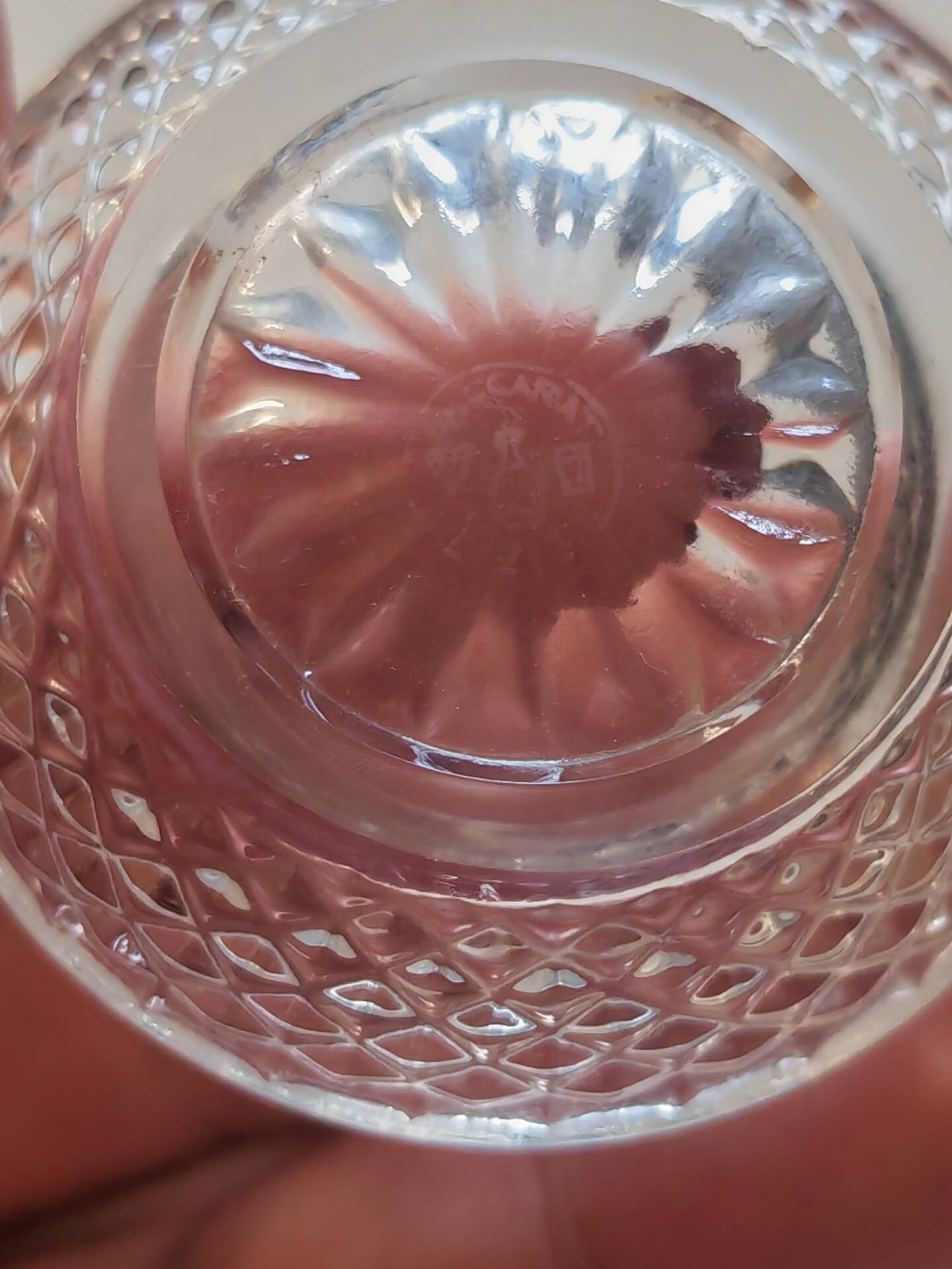 Pair of Baccarat salt cellars