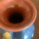 Seelsheider blue ceramic pitcher