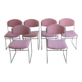 Set of 6 70's Design Chairs