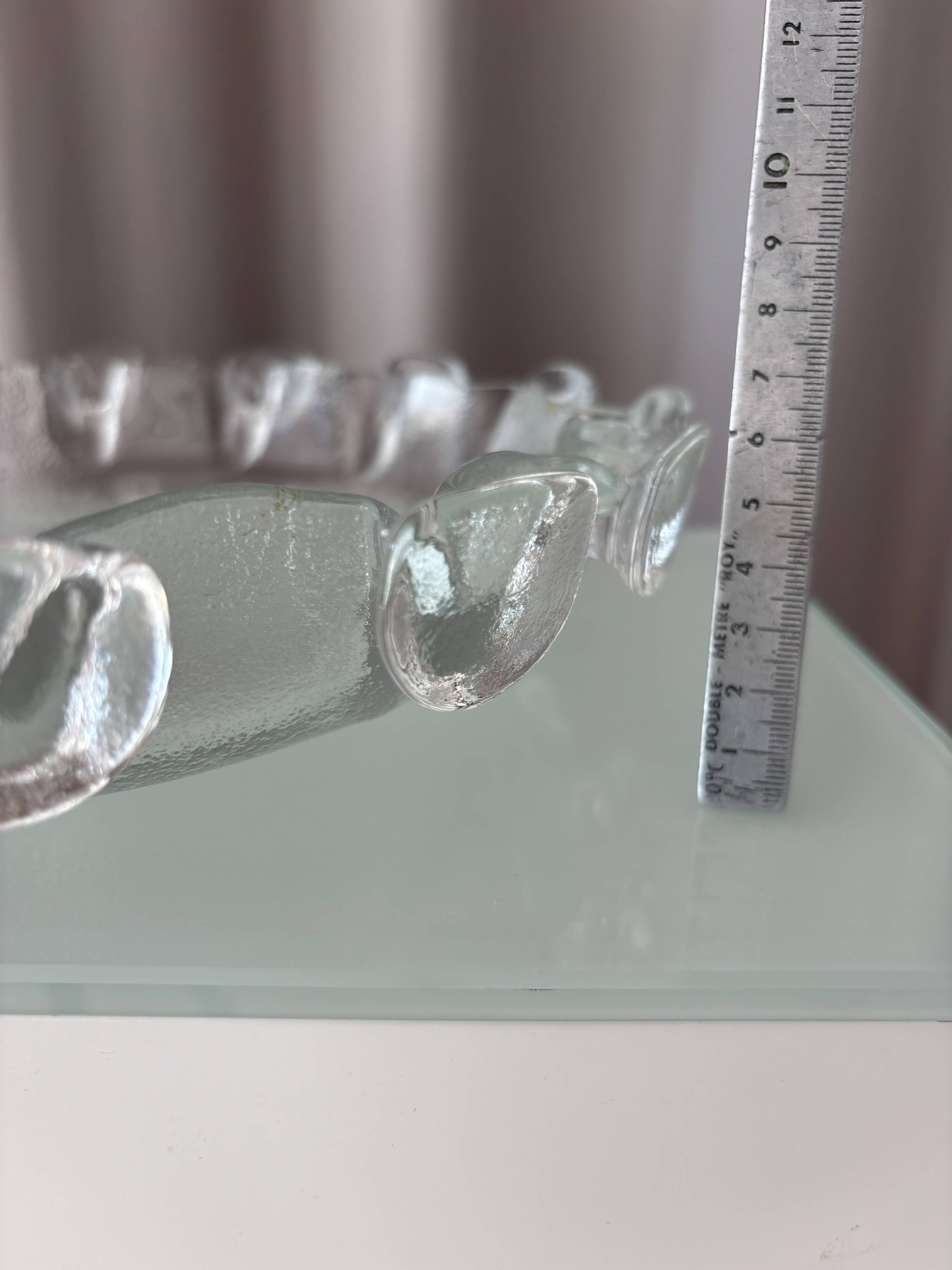 Humppila Finland Splash Art Glass Bowl / Plate –Scandinavian Design
