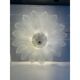 Lustre Spoutnik en verre, montage encastré, Mazzega Zuccheri Venini