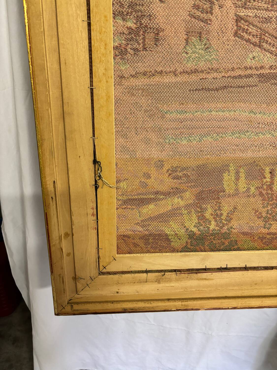 Vintage Aubusson wall tapestry