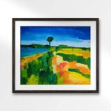 Modern Mediterranean landscape