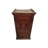Armoire suspendue ancienne en acajou français, années 1870
