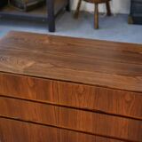 Scandinavian 3-drawer chest in rosewood, 1960s